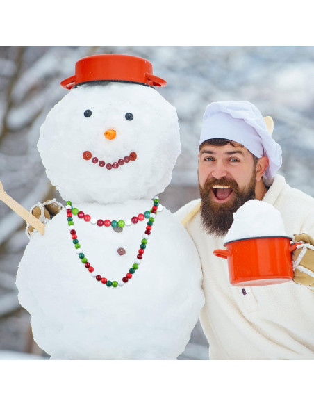 Jetec 160 Piezas Perlas de Madera Coloridas 16mm para Manualidades