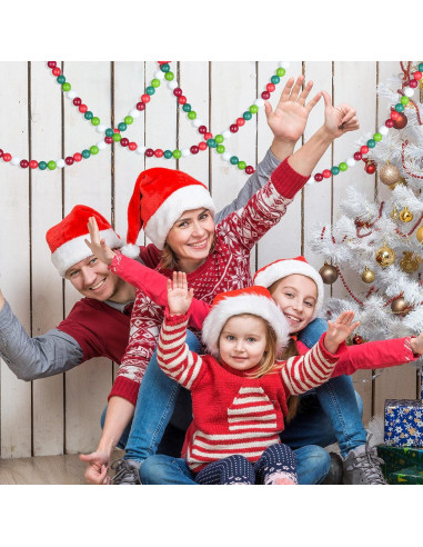 Jetec 160 Piezas Perlas de Madera Coloridas 16mm para Manualidades