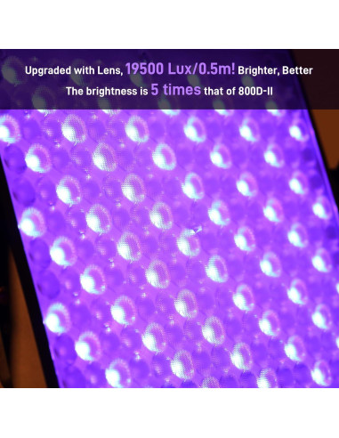 GVM 800D RGB LED Luz de Video Bi-Color 3200K-5600K