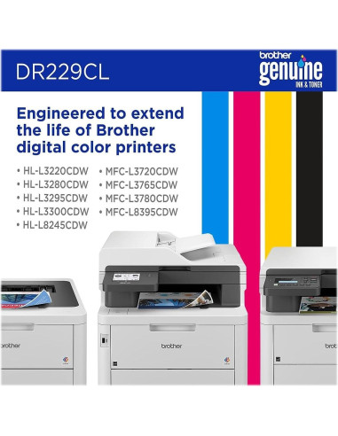 Unidad de Tambor Brother DR229CL para Impresoras Multifuncionales