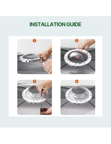 Anillo de velocidad Fotoconic para flash Bowens S