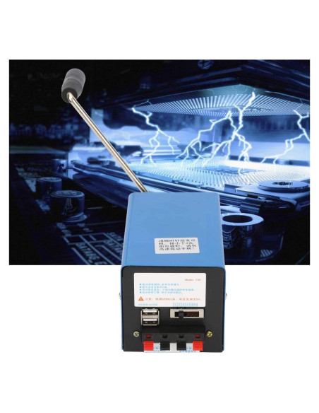 Generador de Manivela USB Ejoyous 20W Portátil para Camping