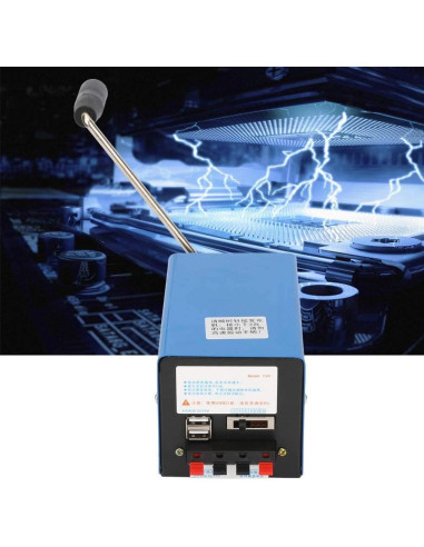 Generador de Manivela USB Ejoyous 20W Portátil para Camping