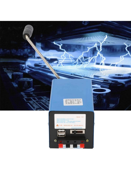 Generador de Manivela USB Ejoyous 20W Portátil para Camping