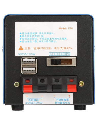 Generador de Manivela USB Ejoyous 20W Portátil para Camping