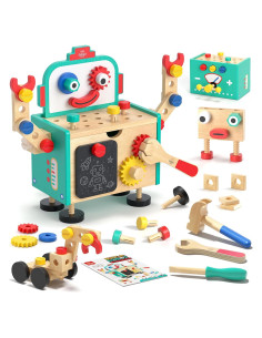 Juego de Herramientas de Madera Lehoo Castle para Niños 3-5 Años