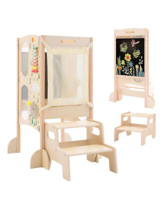 Torre de Aprendizaje Plegable OgiOgi para Niños con Pizarra