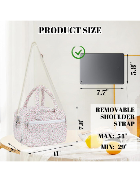 Bolsa para Bomba de Pecho Portátil Rosa - Compatible Elvie, Willow, Momcozy