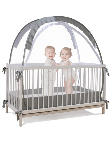 Carpa para Cuna Lazyzzzz Gris Plegable 139.7x68.6 cm