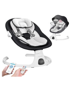 Columpio Eléctrico para Bebés JUITOY 5 Velocidades y Música