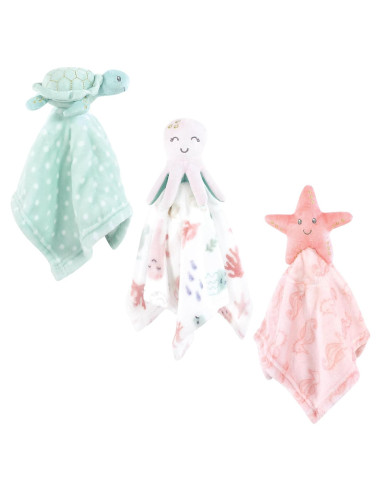 Manta de Seguridad con Cara de Animal Hudson Baby 3-Pack