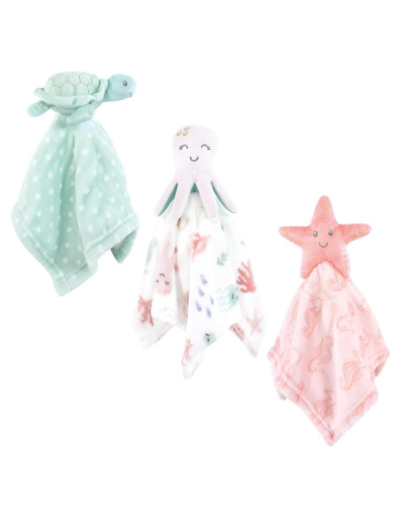 Manta de Seguridad con Cara de Animal Hudson Baby 3-Pack