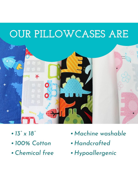 Funda de Almohada Hipoalergénica Little Sleepy Head 33x46 cm