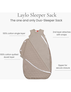 Saco de Dormir y Manta Embe Laylo Sleep Sack Duo 100% Algodón 2