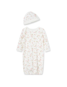 Conjunto de 2 Piezas Little Me para Bebés 0-3 Meses Algodón Rosa