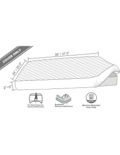 Cubierta Ajustada Impermeable BlueSnail para Cuna Mini 64.77x95.25cm 2