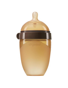 Botella de Silicona Thyseed 240ml para Bebés 3-7 Meses