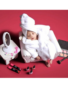 Bata de Fotografía para Bebés M&G Casa - Blanco 0-6 Meses 2