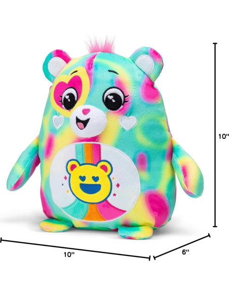 Peluche Care Bears Buenas Vibras Oso 25.4 cm - Suave y Apretable