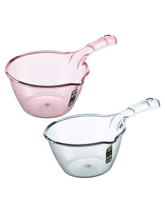 Cucharón de Plástico Hiprecky 2L - Verde y Violeta, Multiusos