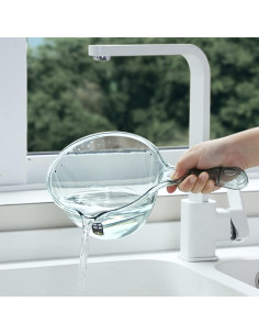 Cucharón de Plástico Hiprecky 2L - Verde y Violeta, Multiusos 2