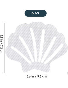 Calcomanías Antideslizantes para Baño TOPBATHY 24 Piezas 2