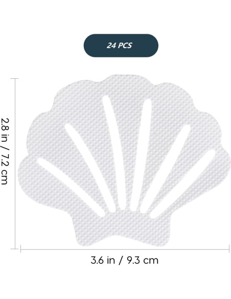 Calcomanías Antideslizantes para Baño TOPBATHY 24 Piezas