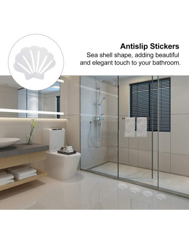 Calcomanías Antideslizantes para Baño TOPBATHY 24 Piezas
