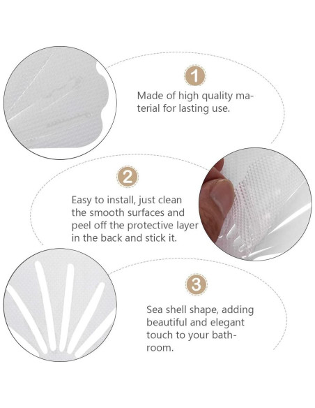 Calcomanías Antideslizantes para Baño TOPBATHY 24 Piezas