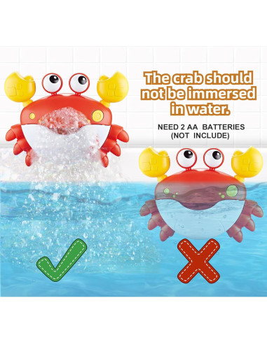 Juguetes de baño de burbujas 8818A con música y 3 juguetes