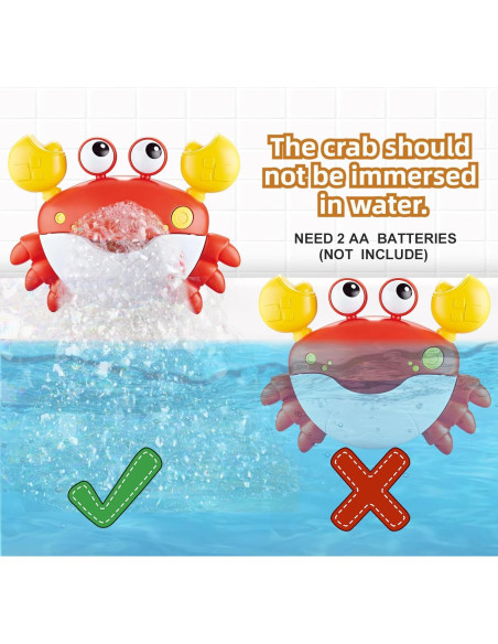 Juguetes de baño de burbujas 8818A con música y 3 juguetes