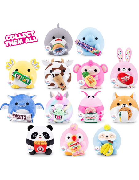 Peluche Snackles ZURU 35 cm Tiburón y Sonic Burger