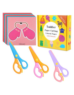 Tijeras de Seguridad para Niños PECULA - Set de 3 Colores