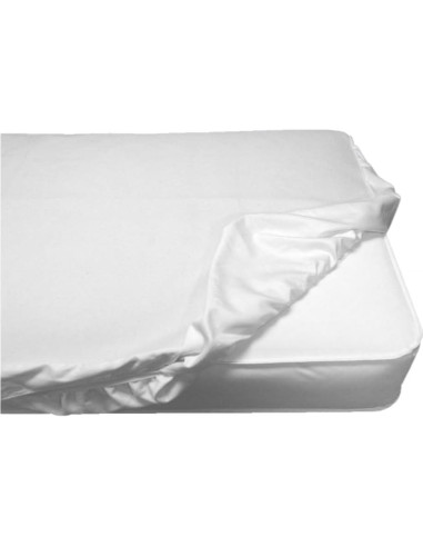 Cubierta de colchón de cuna ajustada Dependable 132 x 71 cm impermeable