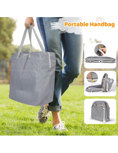 Cuna de viaje portátil Ezebaby BN002 para bebés 0-5 meses