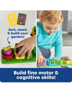 Jardín de Formas Apilables Learning Resources - Juguete Educativo 2