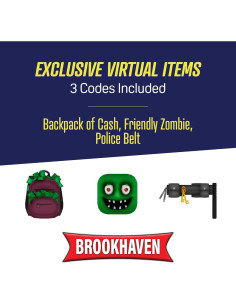 Paquete Coleccionista Brookhaven Jazwares - 3 Códigos + Peluche 2