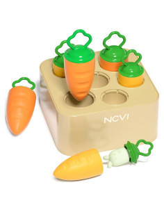Juguete de Zanahoria de Silicona NCVI para Niños 1-3 Años