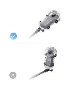 Funda de Buceo Invisible Insta360 X3 - Impermeable 50m 2