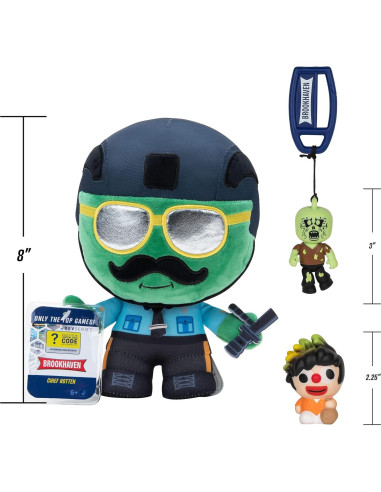 Paquete Coleccionista Brookhaven Jazwares - 3 Códigos + Peluche