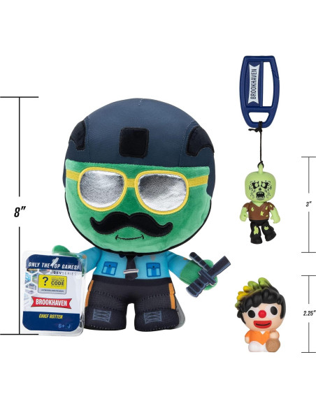 Paquete Coleccionista Brookhaven Jazwares - 3 Códigos + Peluche