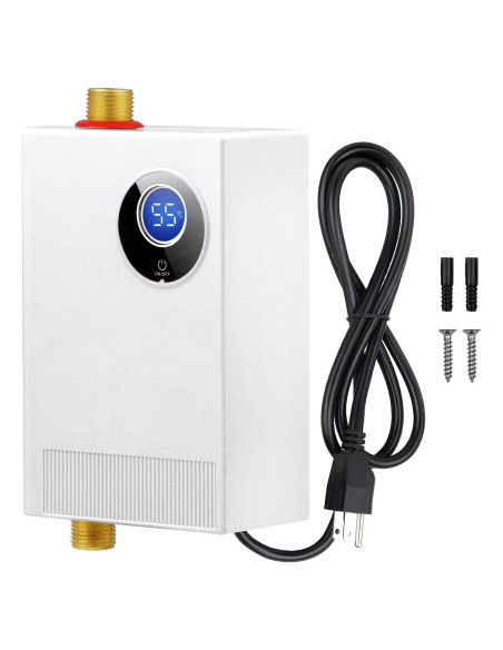 Calentador de Agua Instantáneo Eléctrico DOYXC 3000W 110V Bajo Fregadero