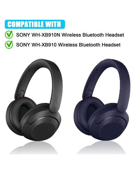 Almohadillas de Repuesto Sony WH-XB910 XB910N Extra Bass Negro