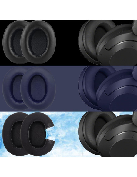 Almohadillas de Repuesto Sony WH-XB910 XB910N Extra Bass Negro