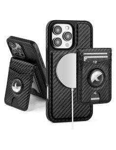Funda Cartera Magnética SkyEagle para iPhone 16 Pro Max Negro