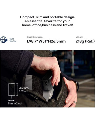 Cargador USB C 65W KFD para NOCO Boost X GBX45 GBX55 GBX75