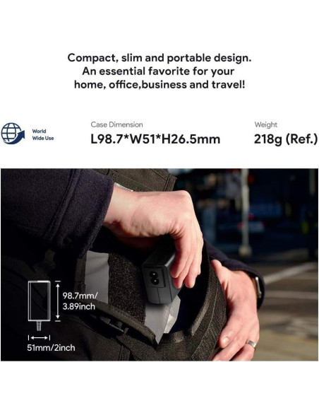 Cargador USB C 65W KFD para NOCO Boost X GBX45 GBX55 GBX75