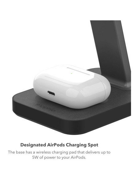 Mophie Snap+ Soporte y Base de Carga Inalámbrica 15W