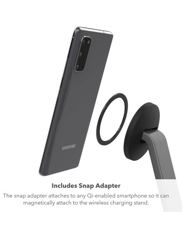 Mophie Snap+ Soporte y Base de Carga Inalámbrica 15W