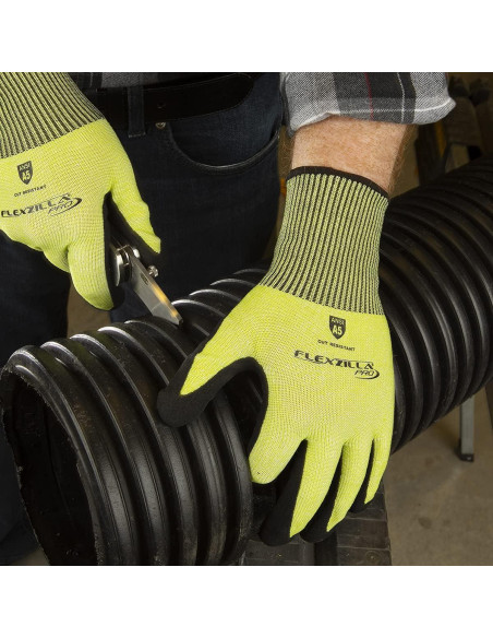 Guantes Flexzilla Pro GC160PL Resistentes a Cortes Nivel ANSI 5